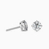 Round Cut Lab Diamond Solitaire Studs - Cheriva Jewels