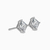 Princess Cut Lab Diamond Solitaire Stud Earring - Cheriva Jewels