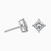 Princess Cut Lab Diamond Solitaire Stud Earring - Cheriva Jewels