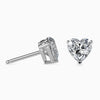 Lovely Heart Shaped Lab Diamond Studs Earring - Cheriva Jewels