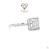 Round Cut Lab Diamond Halo Wedding Ring - Cheriva Jewels