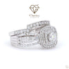 Vintage Style Bridal Set Engagement Ring - Cheriva Jewels