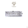 3 Row Diamond Full Eternity Band - Cheriva Jewels