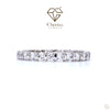 Round Cut Lab Diamond Eternity Engagement Ring - Cheriva Jewels
