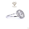 Vintage Style Round Cut Lab Diamond Promise Ring - Cheriva Jewels
