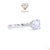1 Carat Round Cut Diamond Solitaire Promise Ring - Cheriva Jewels