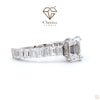 5 Carat Emerald Cut Diamond Engagement Ring - Cheriva Jewels