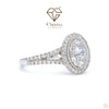 Round Cut Lab Diamond Vintage Engagement Ring - Cheriva Jewels