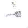 Baguette And Round Cut Diamond Engagement Ring - Cheriva Jewels