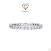 Unique Round Cut Diamond Full Eternity Wedding Band - Cheriva Jewels
