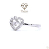 Unique Engagement Ring in Heart Shape. - Cheriva Jewels
