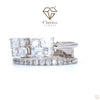 Emerald Cut Lab Diamond Bridal Set Engagement Ring - Cheriva Jewels
