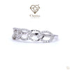 Criss Cross Diamond Engagement Ring - Cheriva Jewels