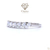 Marquise Cut Lab Diamond Half Eternity Wedding Band - Cheriva Jewels