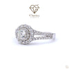 Vintage Style Round Lab Diamond Engagement Ring - Cheriva Jewels