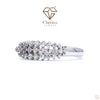 Cluster Round Cut Lab Diamond Wedding Band - Cheriva Jewels