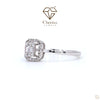 Baguette And Round Cut Diamond Engagement Ring - Cheriva Jewels