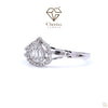 Round Diamond Almond Shaped Engagement Ring - Cheriva Jewels