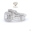 Vintage Style Bridal Set Engagement Ring - Cheriva Jewels