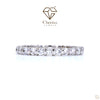 Round Cut Lab Diamond Eternity Engagement Ring - Cheriva Jewels
