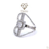 Antique Baguette Cut Lab Diamond Engagement Ring - Cheriva Jewels