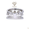 Vintage Style Baguette cut Lab Diamond Engagement Ring - Cheriva Jewels
