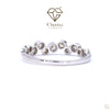 Vintage Victorian Two Row Diamond Engagement Ring - Cheriva Jewels