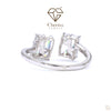 Round Cut Lab Diamond Toi Et Moi Engagement Ring - Cheriva Jewels