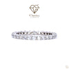 Unique Round Cut Diamond Full Eternity Wedding Band - Cheriva Jewels