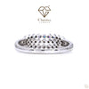 Cluster Round Cut Lab Diamond Wedding Band - Cheriva Jewels