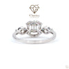Round Cut Diamond Halo Engagement Ring - Cheriva Jewels