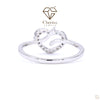 Unique Engagement Ring in Heart Shape. - Cheriva Jewels