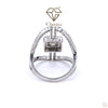 Antique Baguette Cut Lab Diamond Engagement Ring - Cheriva Jewels