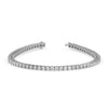 Diamond bracelet on a white background