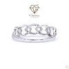Criss Cross Diamond Engagement Ring - Cheriva Jewels