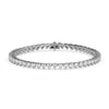 4 ct Diamond bracelet on a white background