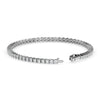 Diamond bracelet on a white background