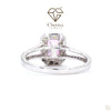 Emerald Cut Pink Lab Diamond Engagement Ring - Cheriva Jewels