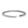 Diamond bracelet on a white background