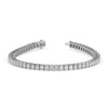Diamond bracelet on a white background