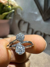 Flower Shaped Lab Diamond Engagement Ring - Cheriva Jewels