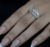 14K Lab Diamond Full Eternity Wedding Band - Cheriva Jewels