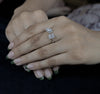 Emerald Cut Lab Diamond Toi Et Moi Engagement Ring - Cheriva Jewels
