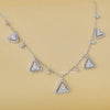 Baguette and Round Diamond luxury Necklace - Cheriva Jewels