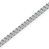 Diamond bracelet on a white background