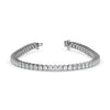 Diamond bracelet on a white background