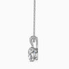 Diamond pendant on a white background