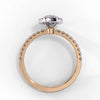 Marquise Cut Lab Diamond Halo Engagement Ring - Cheriva Jewels