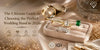Cheriva Jewels wedding jewelry banner featuring a velvet ring box with diamond and gemstone rings, titled “The Ultimate Guide to Choosing the Perfect Wedding Band in 2026