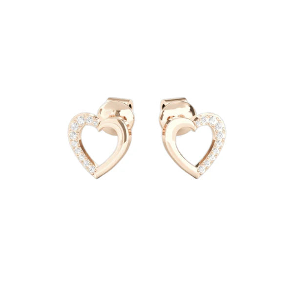 Heart Design Lab Diamond Stud Earring